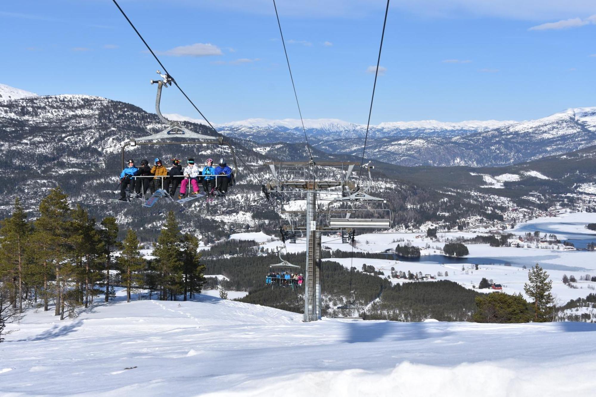 New&Cozy Apartment Near Vradal Panorama Ski Resort, Golf And Beach Buitenkant foto